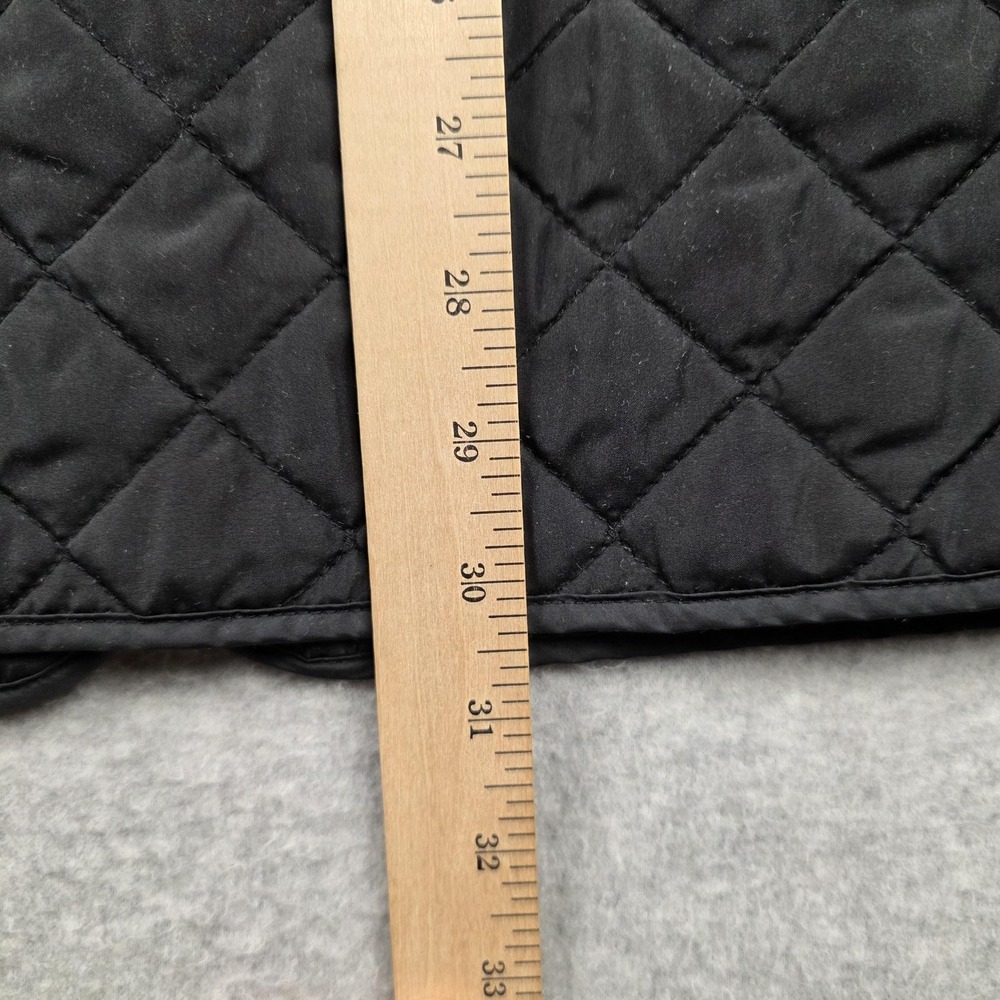 Lands' End Coat Womens S Petite Black Quilted Primaloft Lined Jacket Winter‎ - Picture 11 of 13